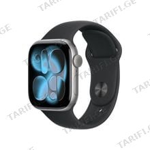 Apple Watch Series 11 GPS 42mm Space Grey Aluminium Case With Black Sport Band MEQW4 S/M სმარტ საათი