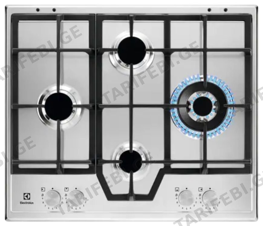 ჩასაშენებელი ზედაპირი Electrolux KGS64562SX