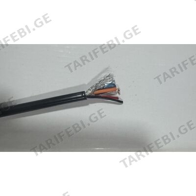 კაბელი გარე მონტაჟის CCTV 1+2 (Mini Coax + 2 x 0,50) PE (100m) (40975)