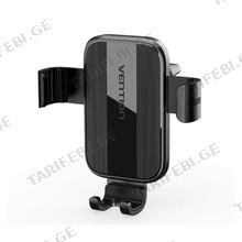 VENTION KCTB0 Auto-Clamping Car Phone Mount With Duckbill Clip Black Square Fashion Type