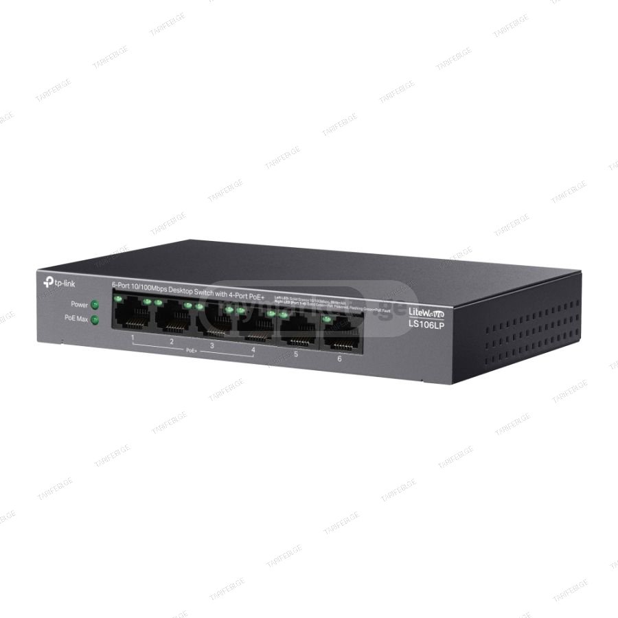 TP-Link 6-Port 10/100Mbps Desktop Switch with 4-Port PoE+ LS