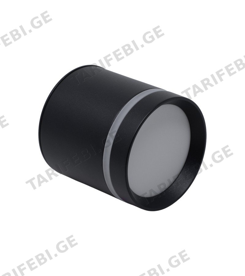 განათება LED მისადგმელი მრგვალი XY-WDA01S 12W 4000K ფერი. ALL BLACK