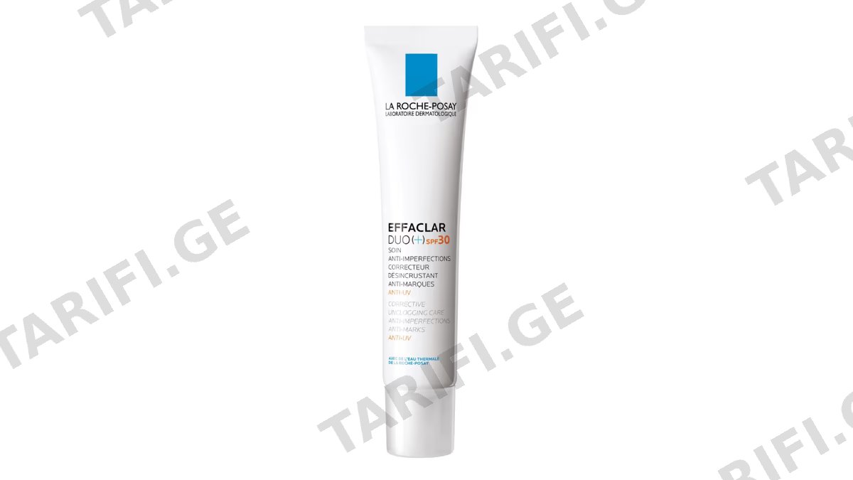 ლა როშ-პოზე სახის 9493 Effaclar Duo SPF30 მაკორექტ. გელ-კრემი პრობლ.კანისთვის 40მლ *