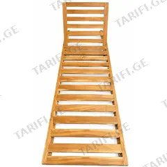 შეზლონგი SKYE TKBD-002 ხის ჩარჩოთი 200x70x30 სმ