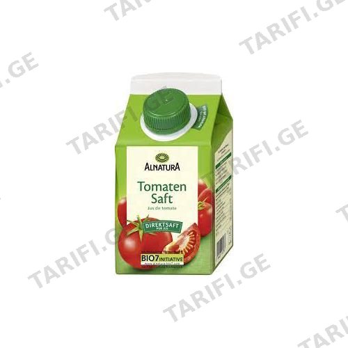 პომიდვრის წვენი ორგანული /Alnatura/ 0.5ლ
