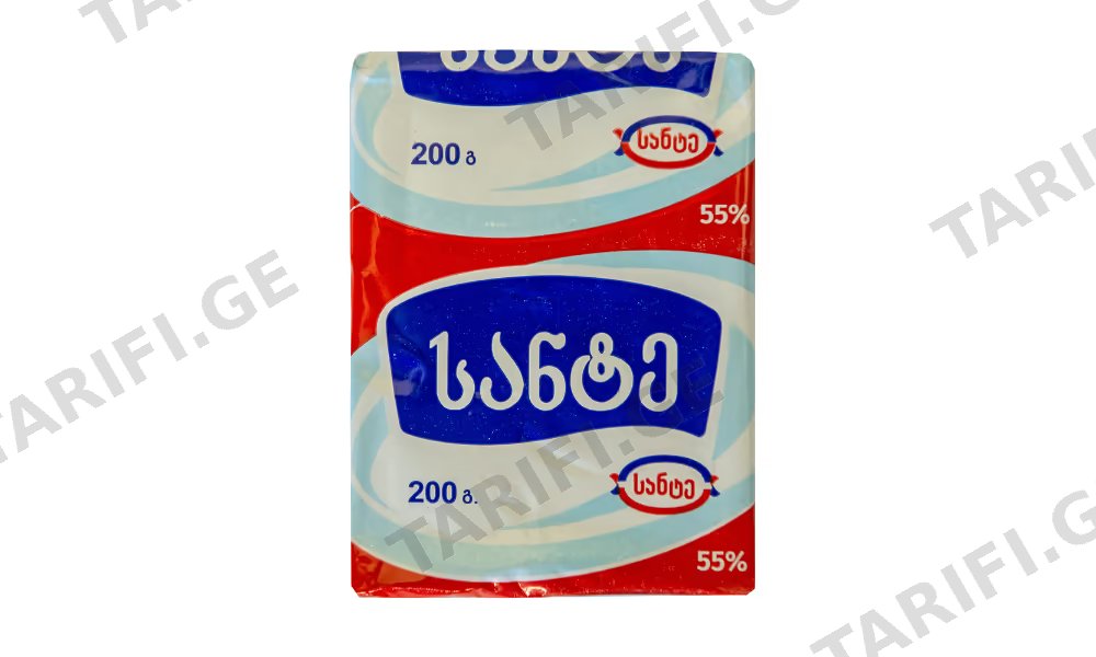 შერეული ცხიმის სპრედი სანტე 55% 200 გრ