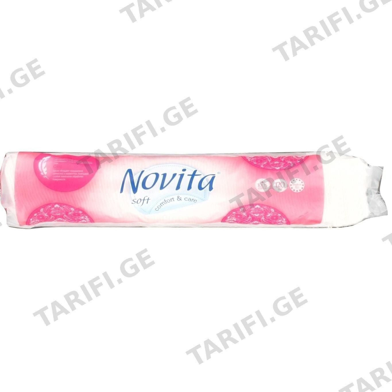ბამბის კოსმეტიკური ბალიში Novita Soft, 120ც (35)