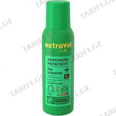 კოღოს საწინააღმდეგო სპრეი Extravel Classic 100 მლ