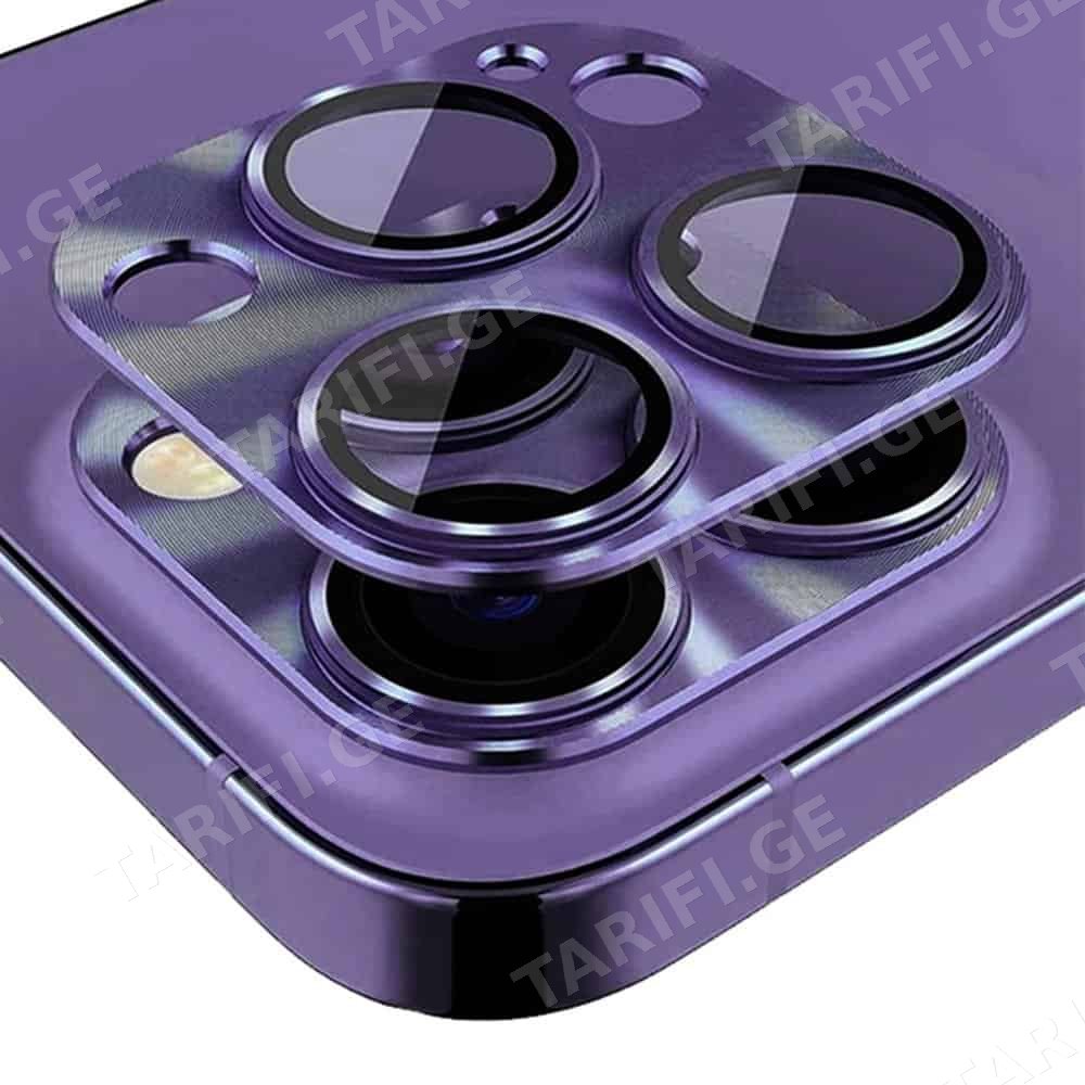 კამერის დამცავები Camera Lens Protector For iPhone 14 Pro / iPhone 14 Pro Max – purple
