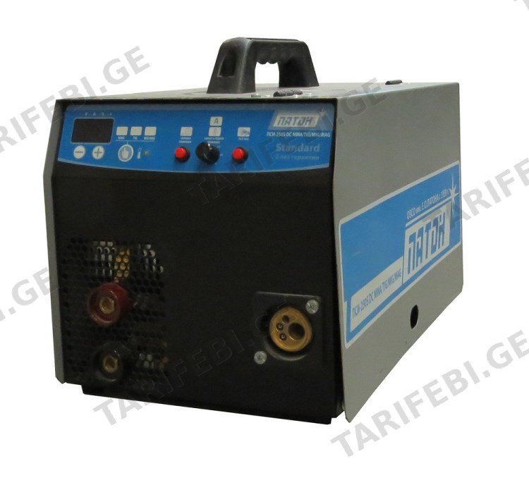 ნახევრად ავტომატური ინვერტორი Paton PSI-250S-5 MMA/TIG/MIG/MAG 250A