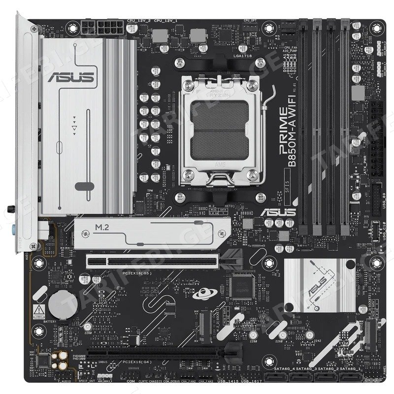 დედა დაფა ASUS PRIME B850M-A WIFI, AM5, DDR5, 256GB