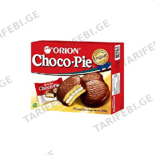 ორცხობილა გლაზირებული /ჩოკო პაი/ 336გრ