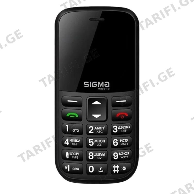 მობილური ტელეფონები SIGMA Comfort 50 CF115 Easy Black