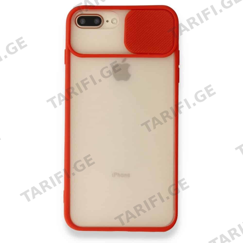 iPhone 7 Plus Camera Sliding Silicone Case კამერის დაცვით ქეისი