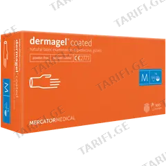 ხელთათმანი ლატექსის dermagel coated - M