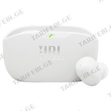JBL Vibe Buds 2 White TWS ყურსასმენი