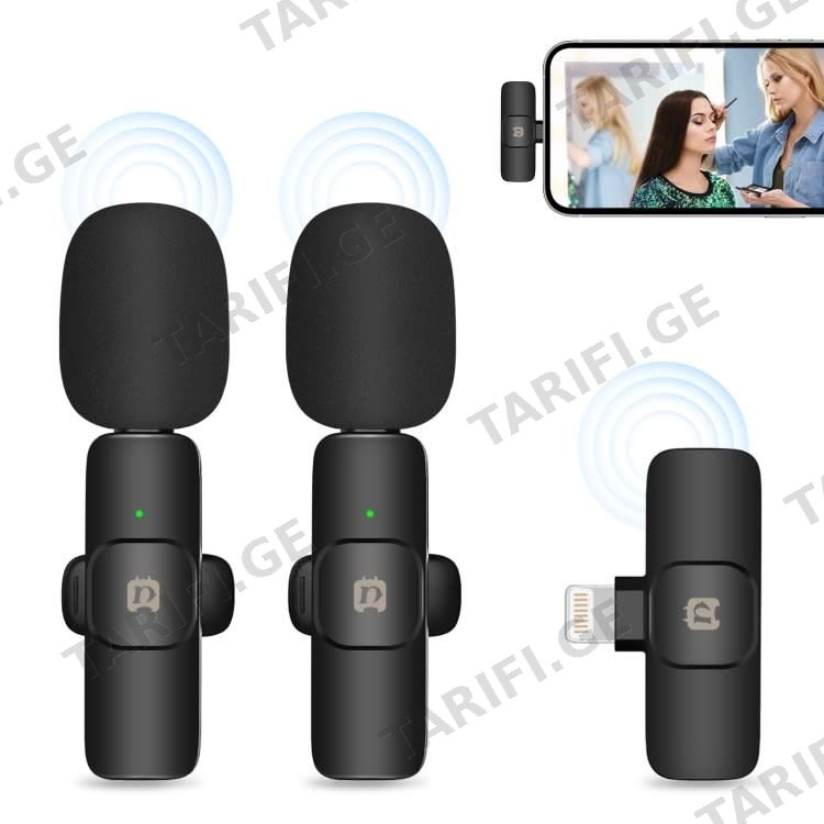 Puluz Wireles 2 Microphone Iphone