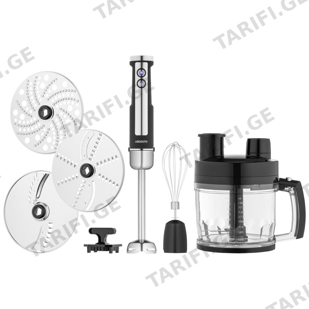 ხელის ბლენდერი Ardesto HBSG-1000WHCHSL, Black