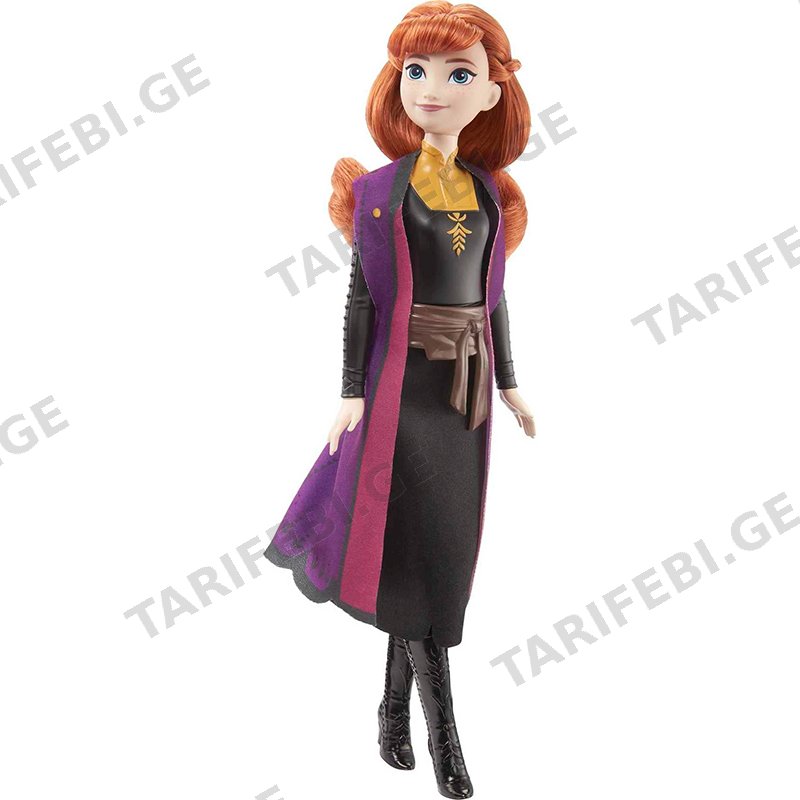 სათამაშო თოჯინა MATTEL FROZEN FASHION DOLLS CORE - ANNA 2 TRAVEL LOOK