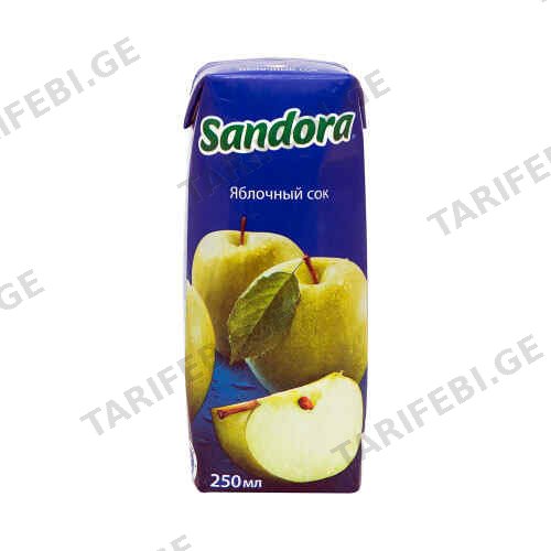 წვენი ვაშლი / სანდორა / 0,25ლ