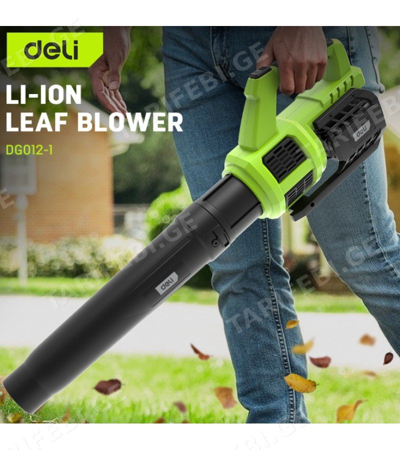 ჰაერდამბერი ვენტილიატორი 20V 120mph 4.0Ah DG012-1 მწარ. deli