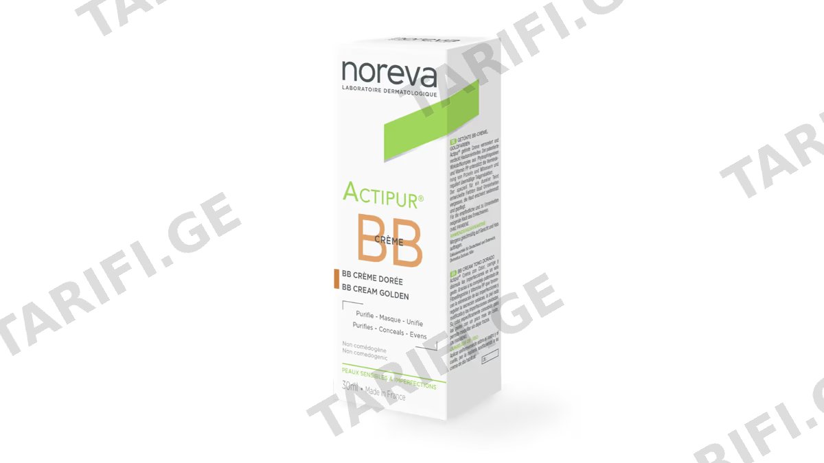 ნორევა სახის კრემი 1299 Actipur BB მუქი 30მლ *