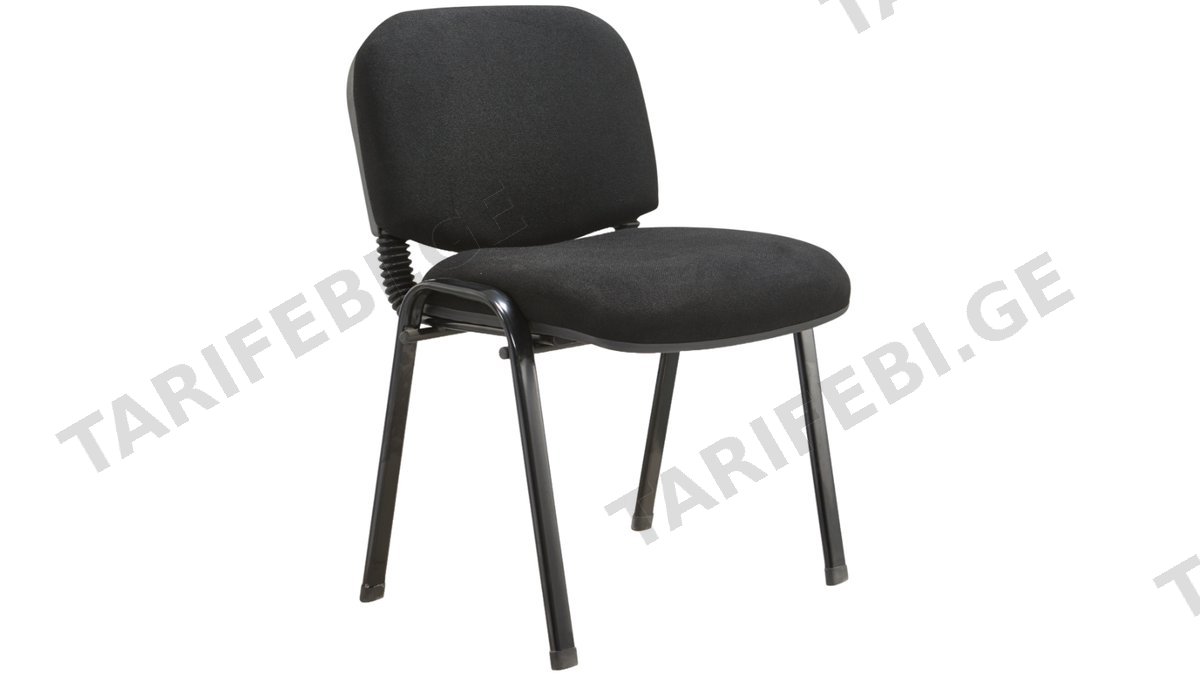 ვიზიტორის სავარძელი ALLX SF166-D, Visitor Chair, Black
