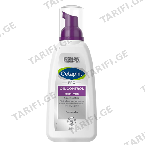 სეტაფილი - PRO Acne/PRO Oil Control სახის ქაფი დასაბანი ცხიმიანი/აკნესკენ მიდრეკილი კანის 235მლ