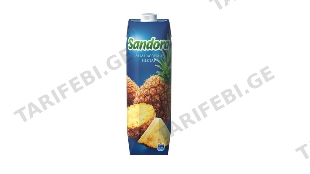 Sandora წვენი ანანასი 0.97ლ