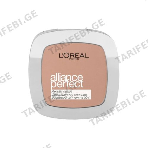 ლორეალი - პუდრი Alliance Perfect D3 light beige 9გრ #1