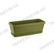 პლასტმასის ქოთანი მწვანე MB-30YY 3lt.
