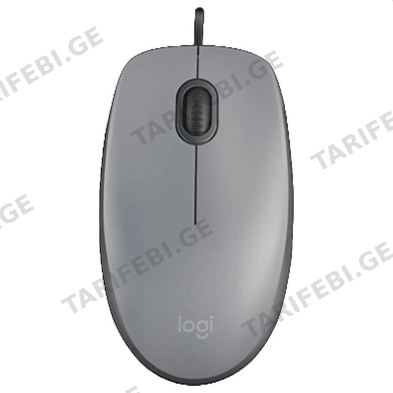 სადენიანი მაუსი LOGITECH M110 SILENT GREY