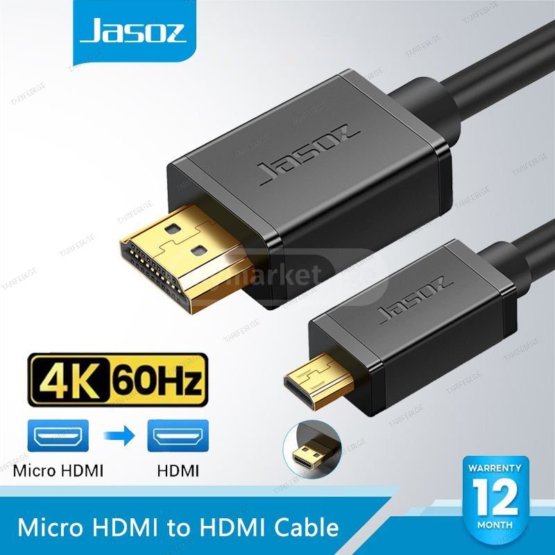 კაბელი/ადაპტერი Jasoz hdmi to micro hdmi კაბელი