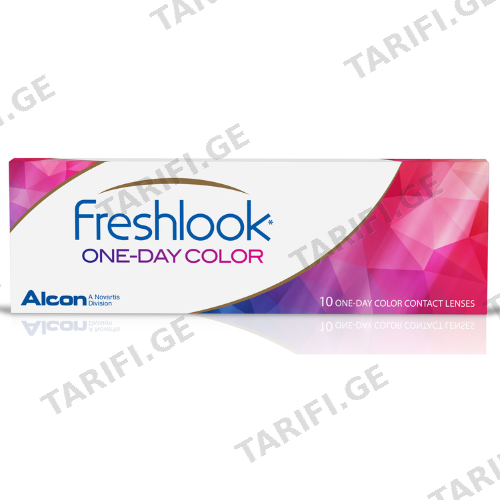 ფერადი ერთდღიანი ლინზა FRESHLOOK ONE DAY ნაცრისფერი #10 0 FRESHLOOK ONE DAY GREY