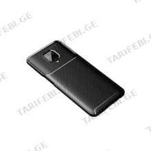 კარბონის ქეისი Xiaomi Redmi Note 9 Pro Focus Carbon Case - შავი