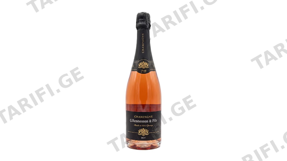 შამპანური / G.Rennesson & Fils / როზე, ბრუტი 6*750 მლ