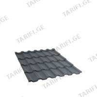 (0.5მმ-1მ²) თუნუქის სახურავი WRINKLE RAL7024