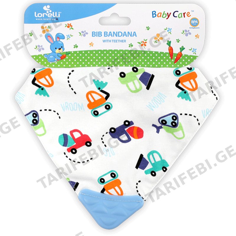საბავშვო წინსაფარი LORELLI BANDANA WITH TEETHER