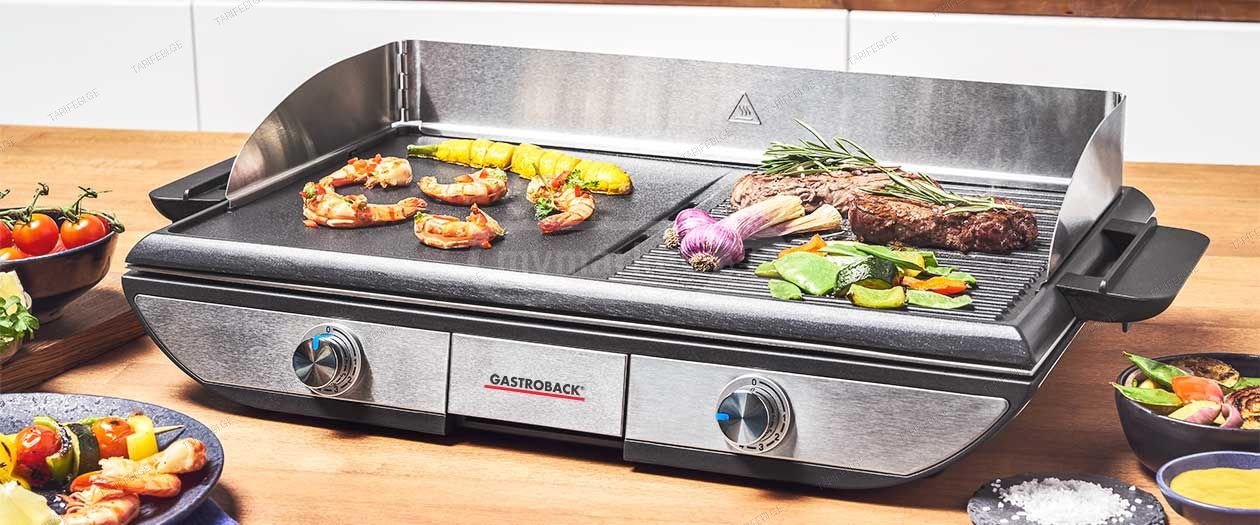ელექტრომაყალი Gastroback DESIGN TABLE GRILL ADVANCED PRO BBQ
