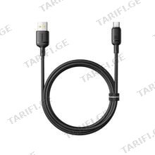 Baseus Silky Series Fast Charging Cable USB to Type-C 100W 1m P10377703113-00 Cluster Black მობილურის კაბელი