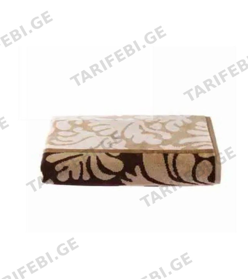 პირსახოცი მოდ. DAMASK DESENLI ზომა 100*150 ფერი KAHVE მწარ. OZDILEK