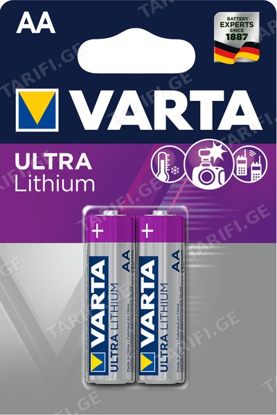 ელემენტი Varta Lithium AA 2 ც