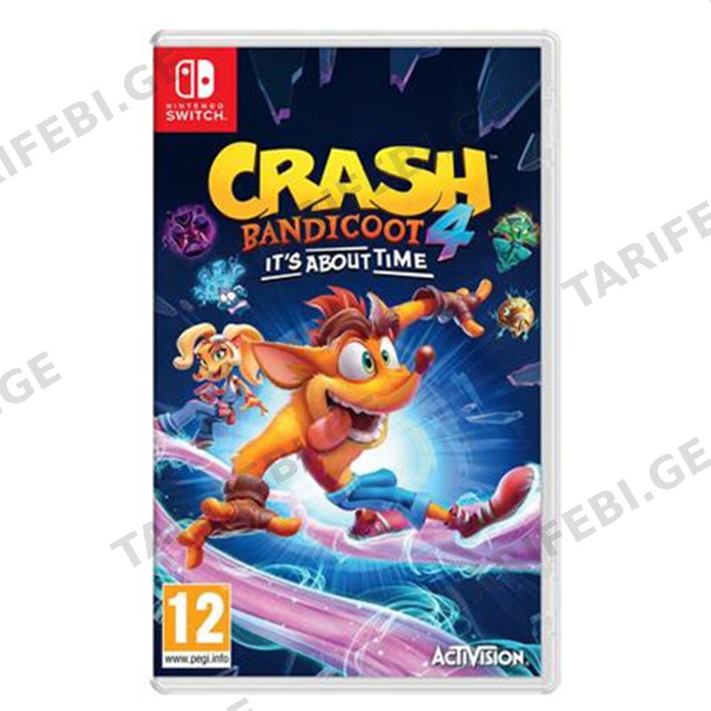ვიდეო თამაში CRASH BANDICOOT 4 IT'S ABOUT TIME (NINTENDO SWITCH)