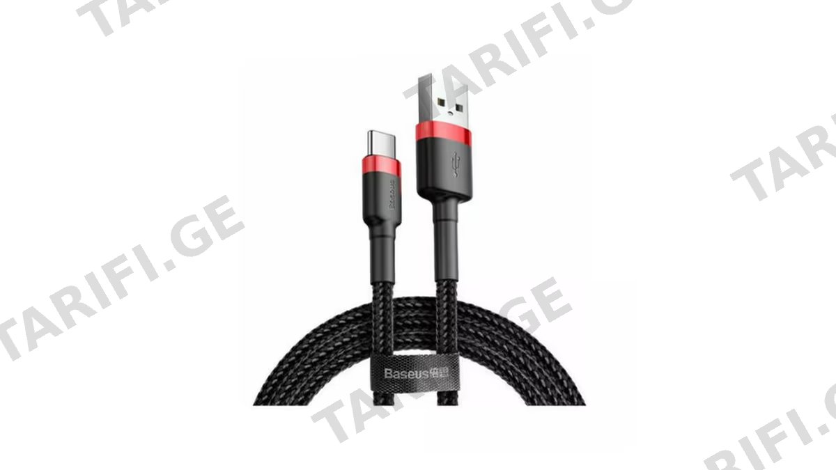 Baseus Cafule Cable USB For Type-C 2A 3m CATKLF-U91