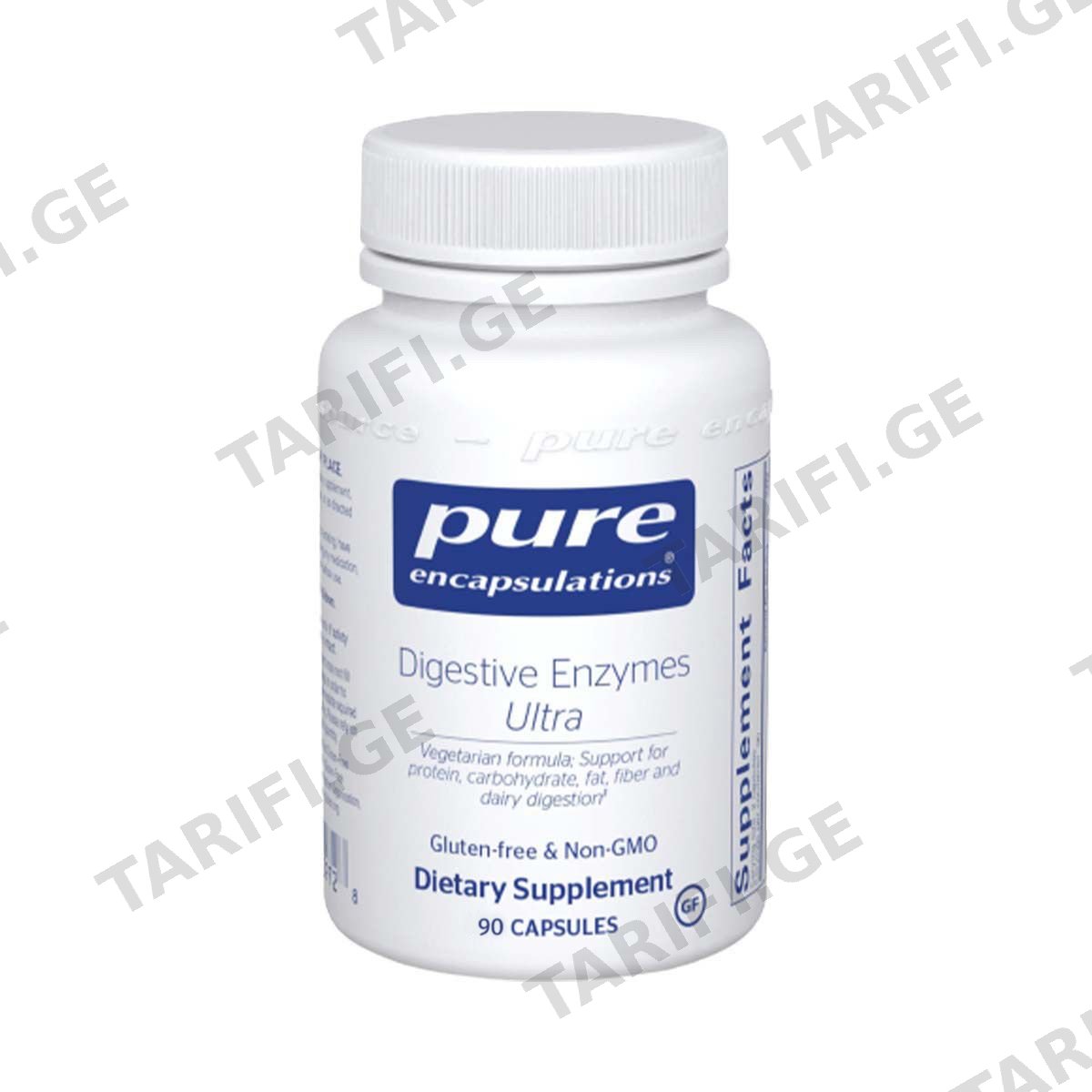 ენზიმები ულტრა 90 კაფსულა ფიური - Pure