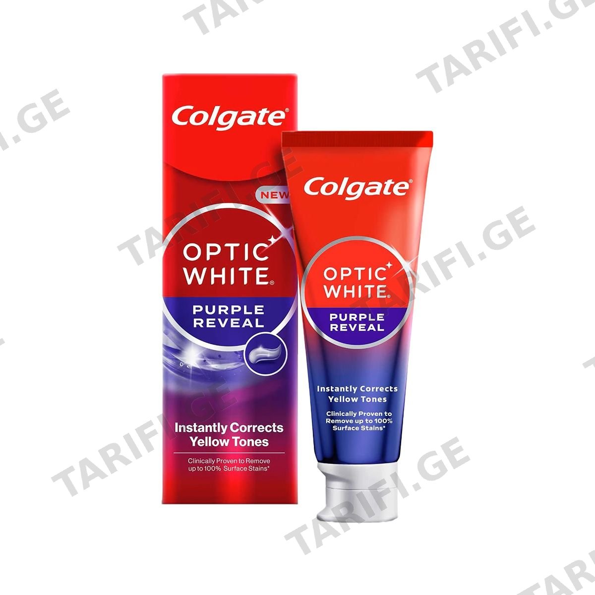კბილის პასტა Optic White Purple 75 მლ 8598 ქოლგეითი - Colgate