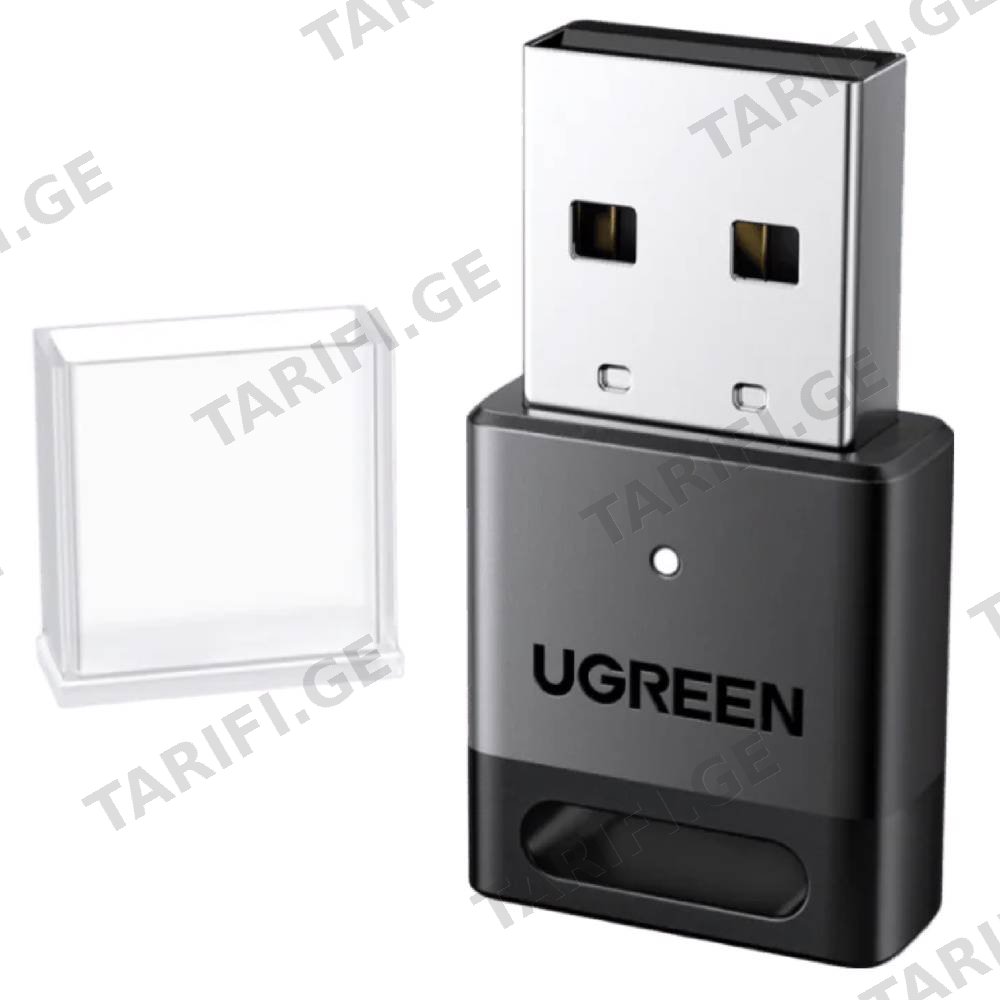 Bluetooth ადაპტერი UGREEN CM748 (45134), USB Bluetooth 5.4 Adapter, Black