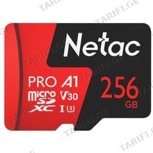 Netac NT02P500PRO-256G-R MicroSDXC მეხსიერების ბარათი