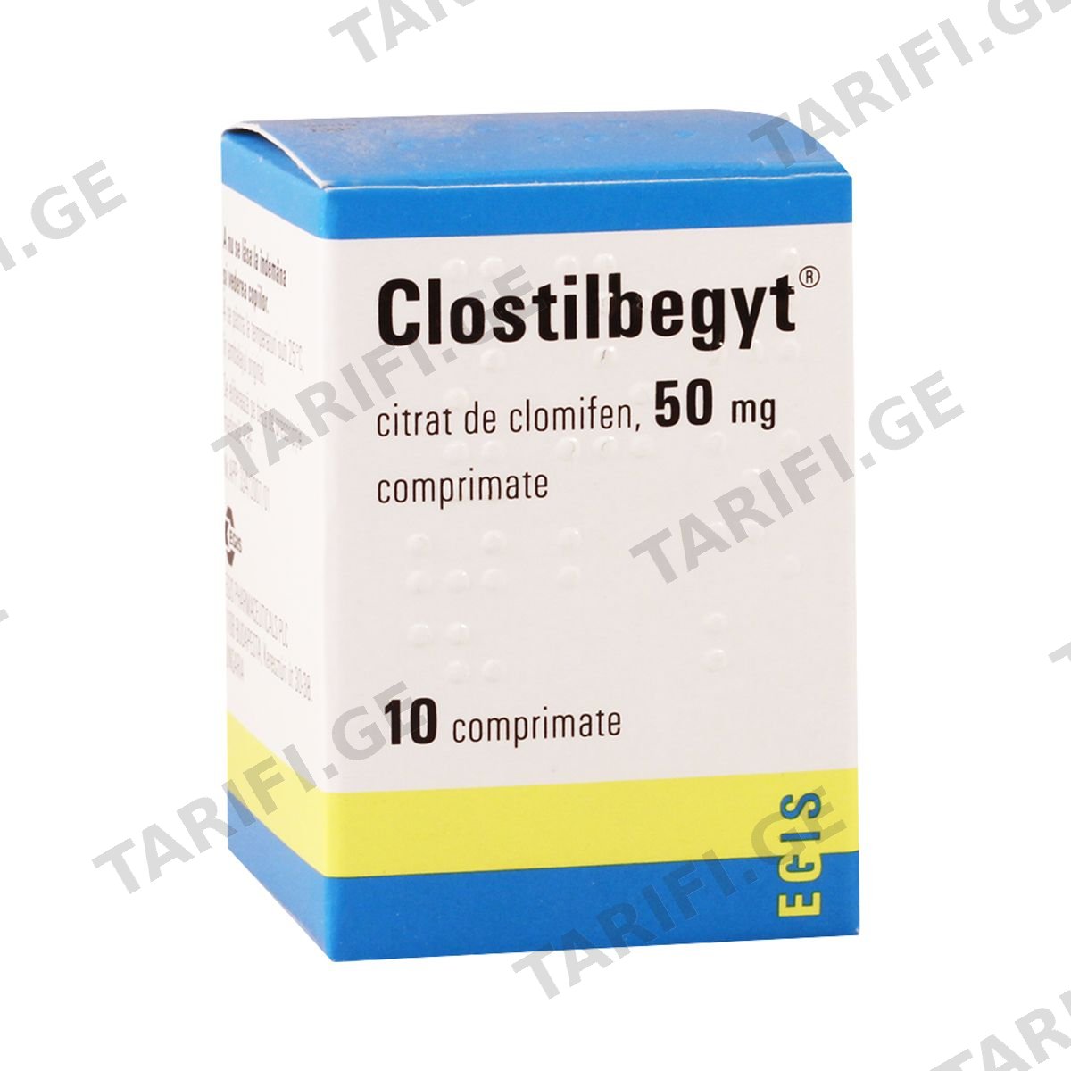 კლოსტილბეგიტი - CLOSTILBEGIT 50მგ.10 ტაბლეტი