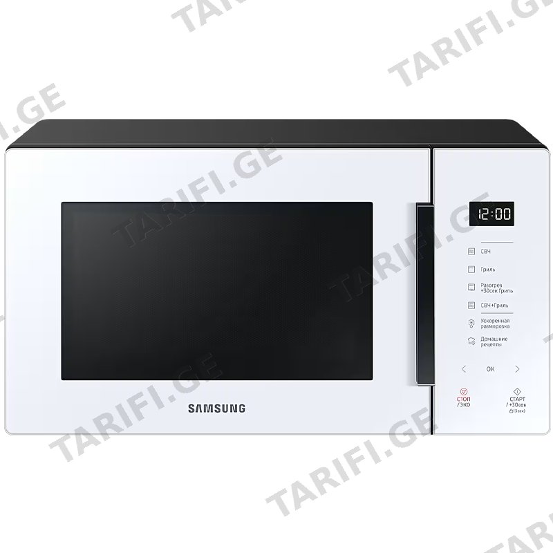 მიკროტალღური ღუმელი SAMSUNG MG23T5018AW/BW (2300 W, 23 L)